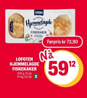 Coop Extra Lofoten hjemmelagde fiskekaker tilbud
