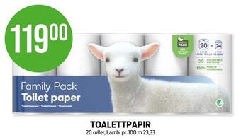 Kiwi Toalettpapir tilbud