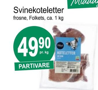 Joker Svinekoteletter tilbud