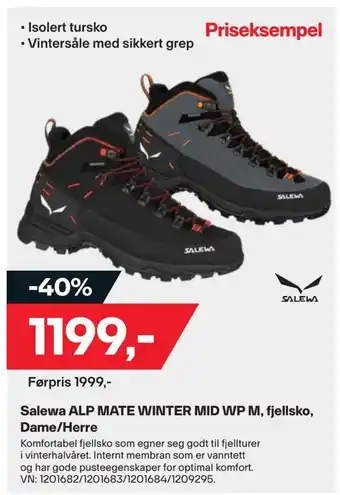 XXL Sport Salewa alp mate winter mid wp m, fjellsko, dame/herre tilbud