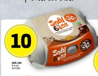Bunnpris Snål egg tilbud