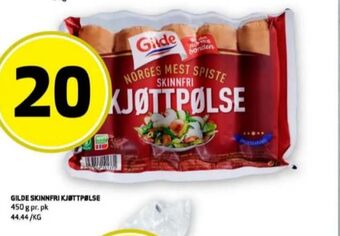 Bunnpris Gilde kjøttpølser tilbud