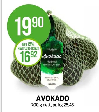 Kiwi Bama avokado tilbud
