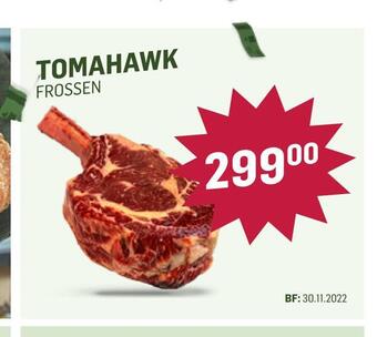 Holdbart Tomahawk tilbud
