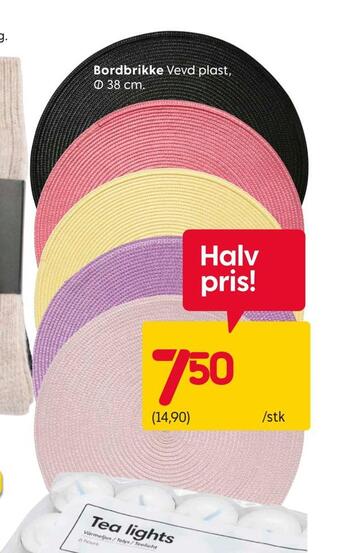 Rusta Bordbrikke tilbud