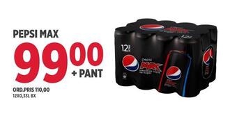 Jacobs Pepsi max tilbud