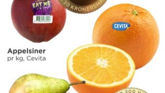 Meny Cevita appelsiner tilbud