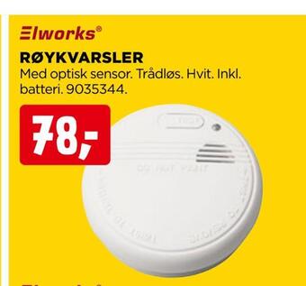 jem & fix Røykvarsler tilbud