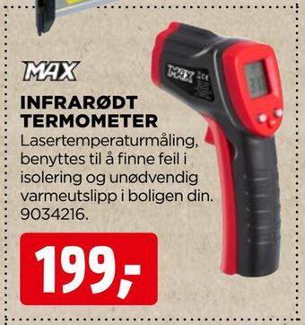 jem & fix Infrarødt termometer tilbud