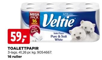 jem & fix Toalettpapir tilbud