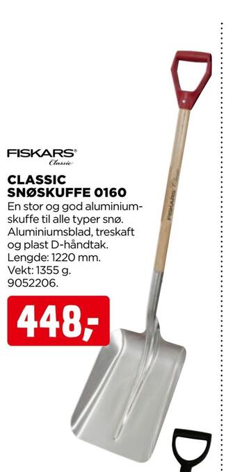 jem & fix Classic snøskuffe 0160 tilbud