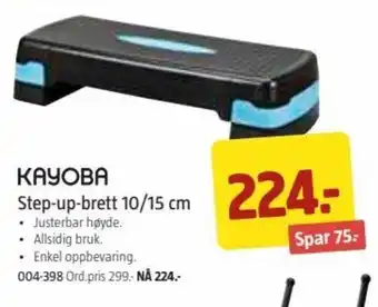 Jula Step-up-brett 10/15cm tilbud
