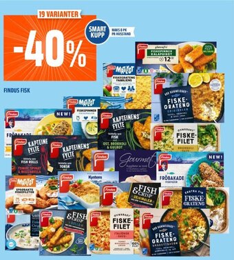 Coop Obs Findus Fisk tilbud