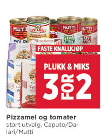 Meny Pizzamel Og Tomater tilbud