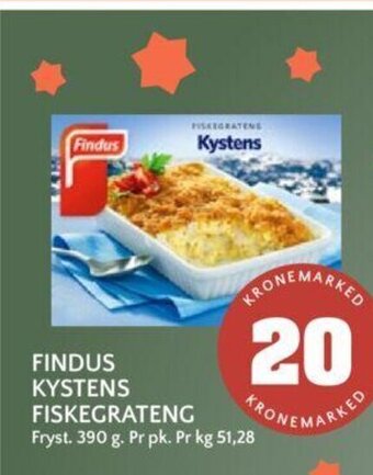 Coop Mega Findus Kystens Fiskegrateng tilbud
