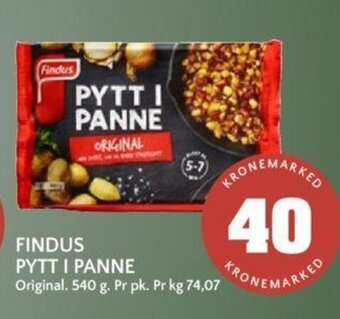 Coop Mega Findus Pytt I Panne tilbud