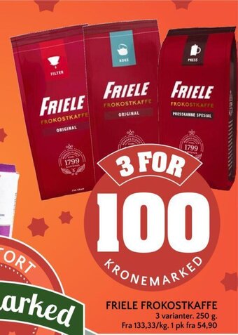 Coop Mega Friele Frokostkaffe tilbud