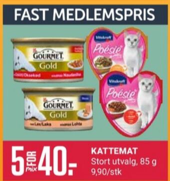 Europris Gourmet gold kattemat tilbud