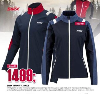 Sport 1 Swix Infinity Jakke tilbud