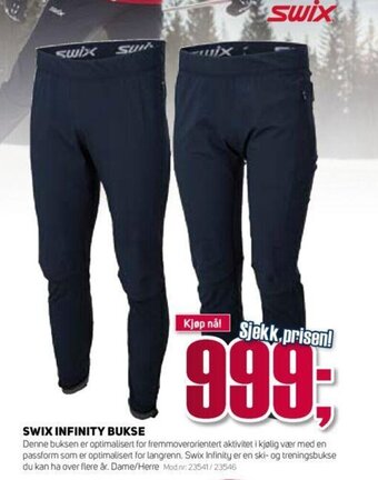 Sport 1 Swix Infinity Bukse tilbud