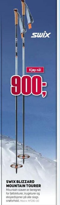 Sport 1 Swix Blizzard Mountain Tourer tilbud