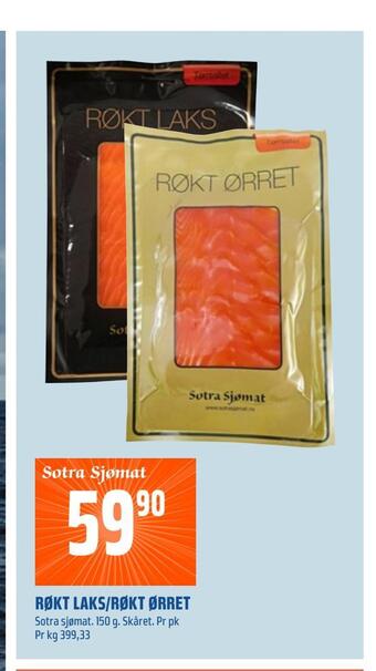 Coop Obs Røkt laks/røkt ørret tilbud