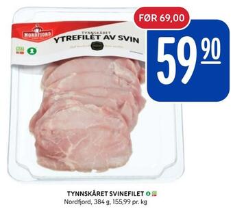 Rema 1000 Tynnskåret svinefilet tilbud