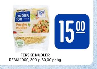 Rema 1000 Ferske nudler tilbud