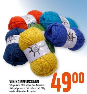 Coop Obs Viking reflexgarn tilbud