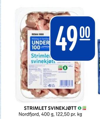 Rema 1000 Strimlet svinekjøtt tilbud