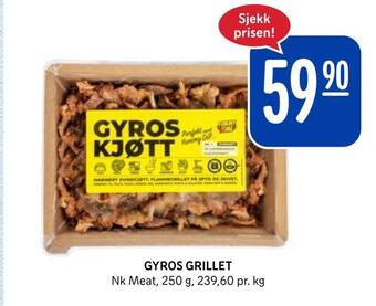 Rema 1000 Gyros grillet tilbud