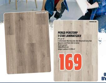 Coop Obs Pergo perstorp 1-stav laminatgulv tilbud