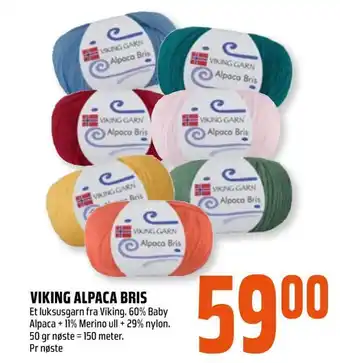 Coop Obs Viking alpaca bris tilbud