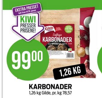Kiwi Karbonader tilbud