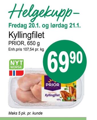 Joker Kyllingfilet tilbud