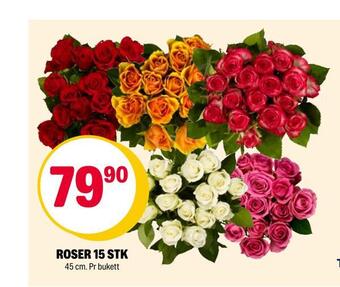 Coop Extra Roser 15 stk tilbud