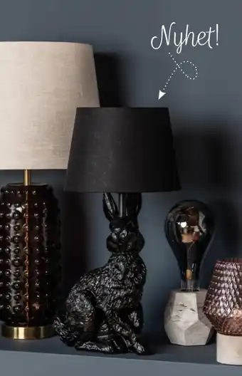 Nille Bordlampe kanin tilbud