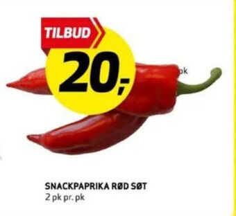 Bunnpris Ukjent paprika tilbud