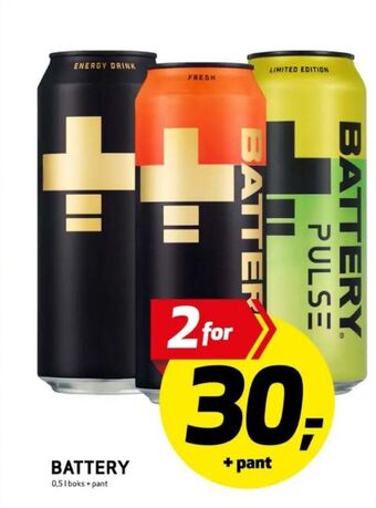 Battery energidrikk