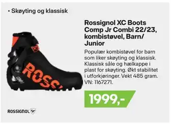 XXL Sport Rossignol xc boots comp jr combi 22/23, kombistøvel, barn/ junior tilbud