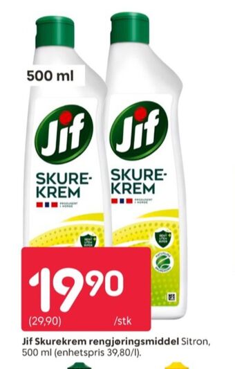 Rusta Jif skurekrem tilbud