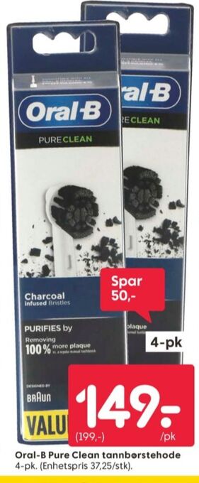 Rusta Braun oral-b børstehoder tilbud