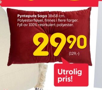 Rusta Ukjent pute tilbud
