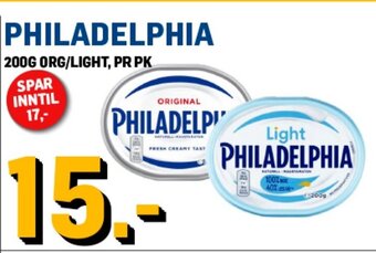 Price Lagerbutikk Philadelphia tilbud