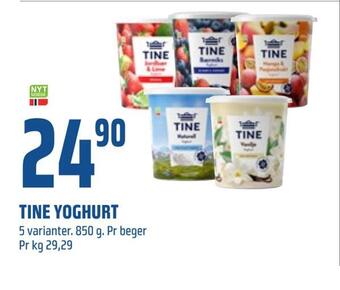 Coop Obs Tine yoghurt tilbud