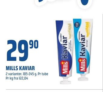 Coop Obs Mills kaviar tilbud