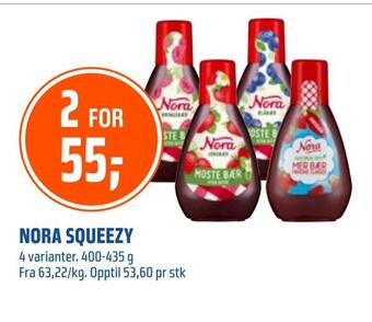 Coop Obs Nora squeezy tilbud