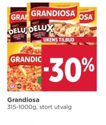 Meny Grandiosa tilbud