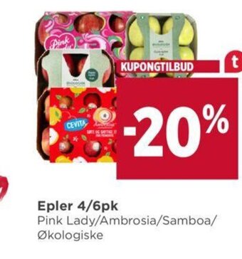 Meny Epler 4/6pk tilbud