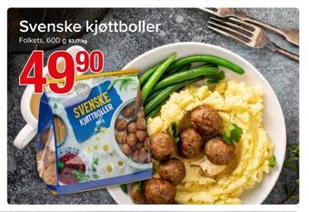 Spar Svenske kjøttboller tilbud